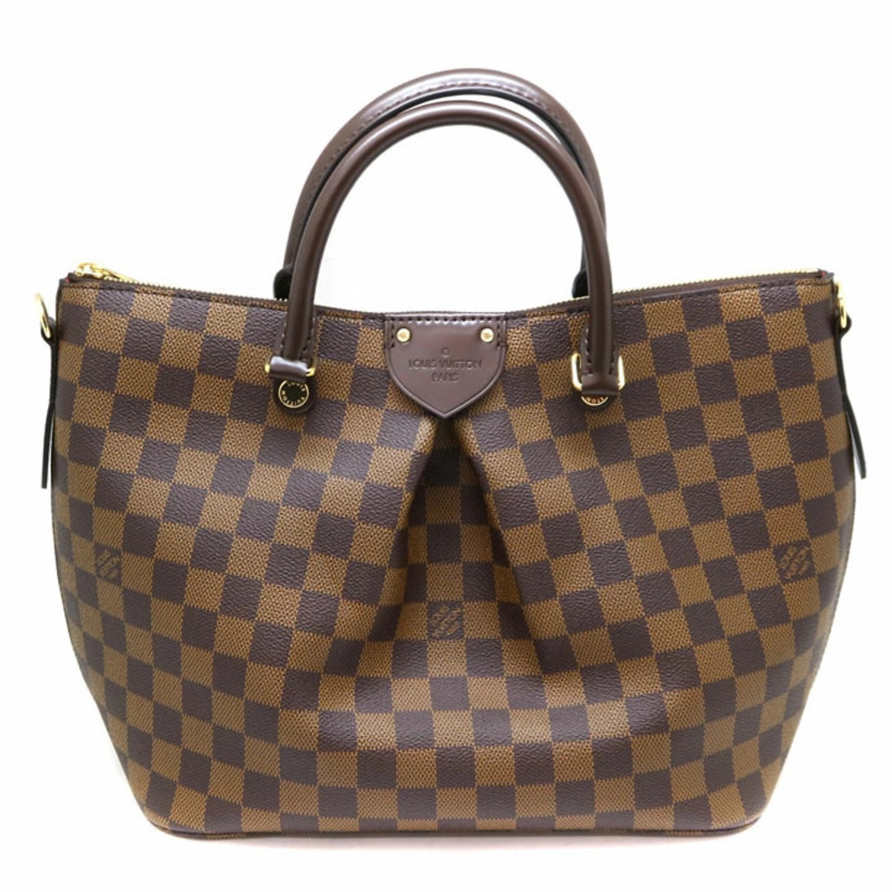 LOUIS VUITTON Siena Bag Damier canvas Ebene Brown LV